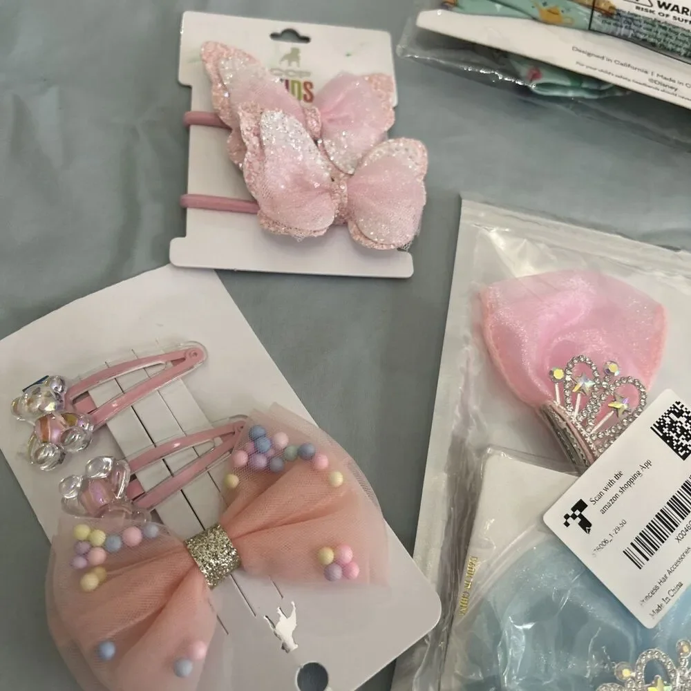 Variety Of New Hair Accessories, Bow Hair, Claw Clips for Girls
